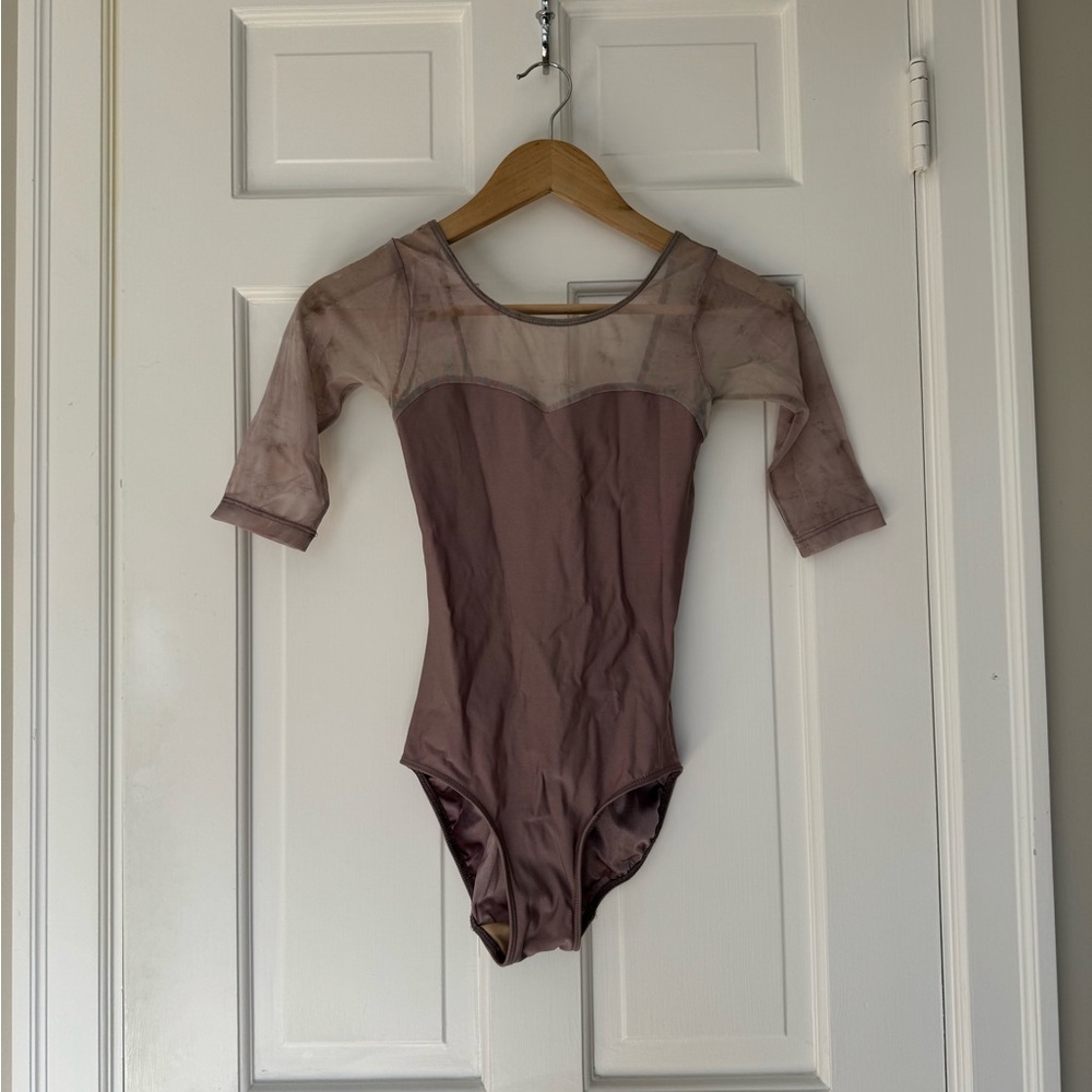 Eleve dancewear Vinzant leotard dusty rose